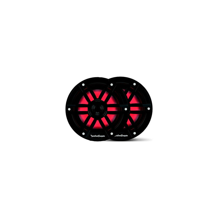 Rockford Fosgate M1-8B Color Optix Marine 2-Way Speakers, 8" Black