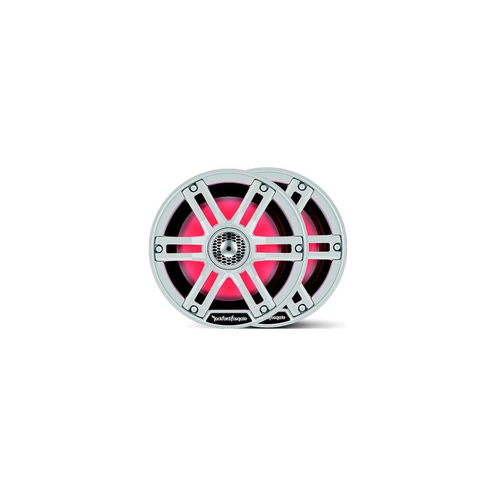 Rockford Fosgate M2-65 Color Optix Marine 2-Way Speakers, 6.5" White / Stainless