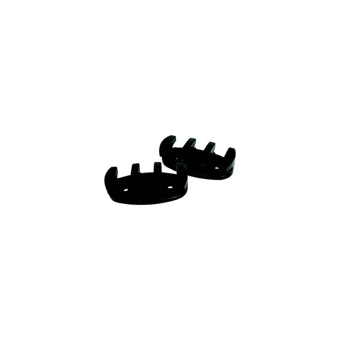 Attwood 11926-7 3-1/2" Zig-Zag Cleat, Black Nylon (2 Per Pack)