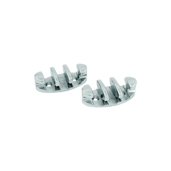 Attwood 11950-6 3" Zig-Zag Cleat, Zinc Plated (2 Per Pack)