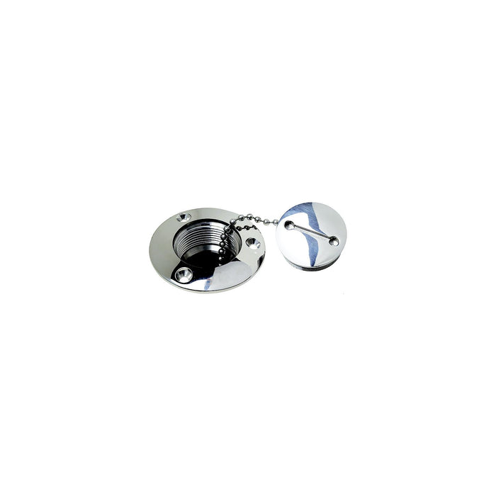 Attwood 66061-3 Deck Fill Replacement Cap For 66126, Stainless Steel