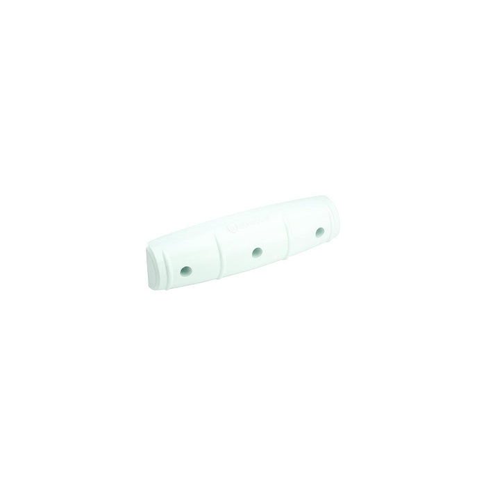 Attwood 93532-1 Softside Dock Fender, Straight-Edge, 18" x 3-1/2" x 4-1/2", (3) 5/16" Mount Holes