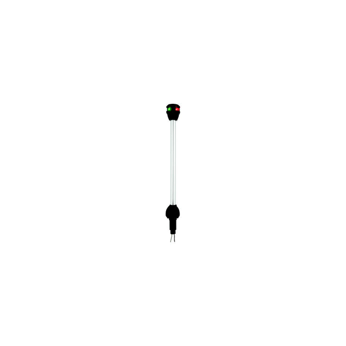 Attwood NV6LC2-14-7 LightArmor Bi-Color LED Navigation Pole Light, 14" Straight w/Task Light