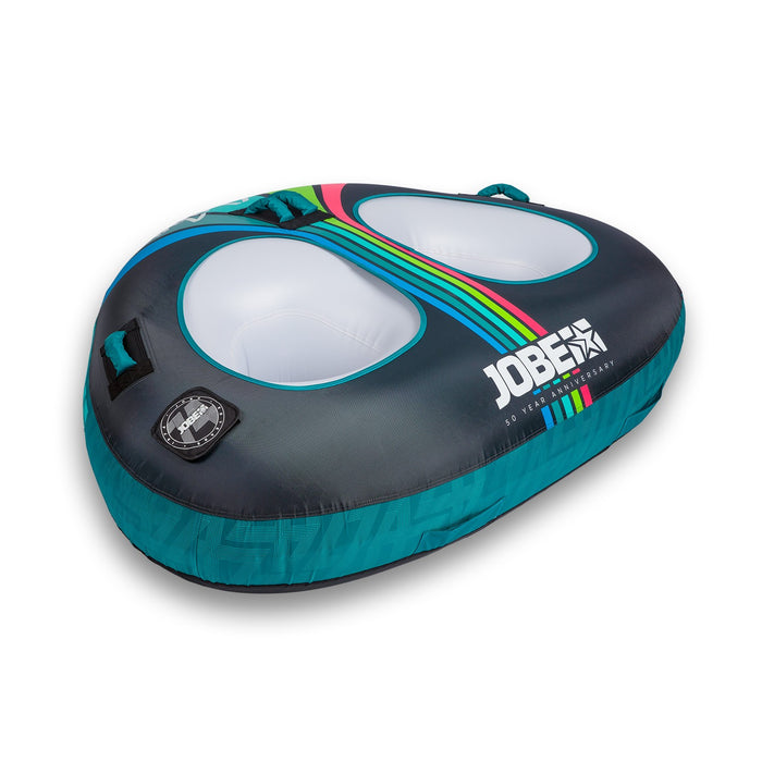 Jobe Double Trouble Towable Tube - 2 Rider, Limited Edition, 57" x 76"
