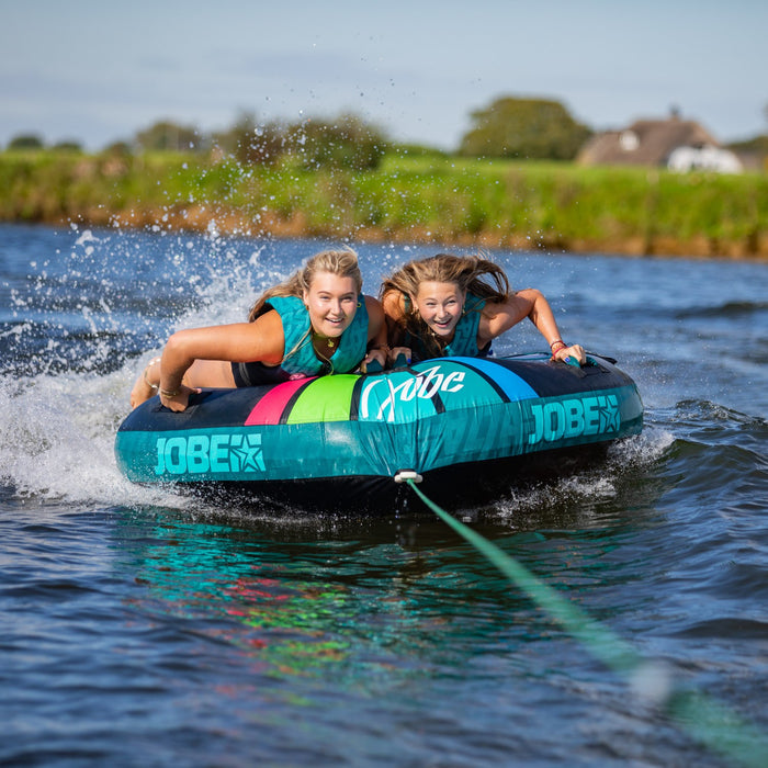 Jobe Double Trouble Towable Tube - 2 Rider, Limited Edition, 57" x 76"