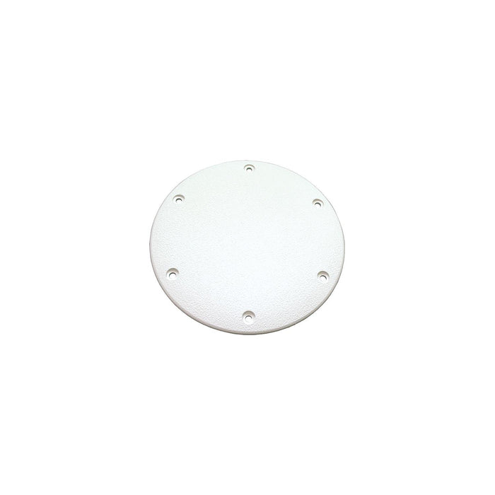 TH Marine DSSDP-1-2-DP T-H Marine Designer Series Screw Down Deck Plate 6" OD, Polar White