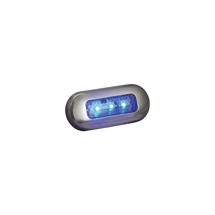 TH Marine LED-51823-DP T-H Marine LED Oblong Courtesy Light w/ SS Bezel