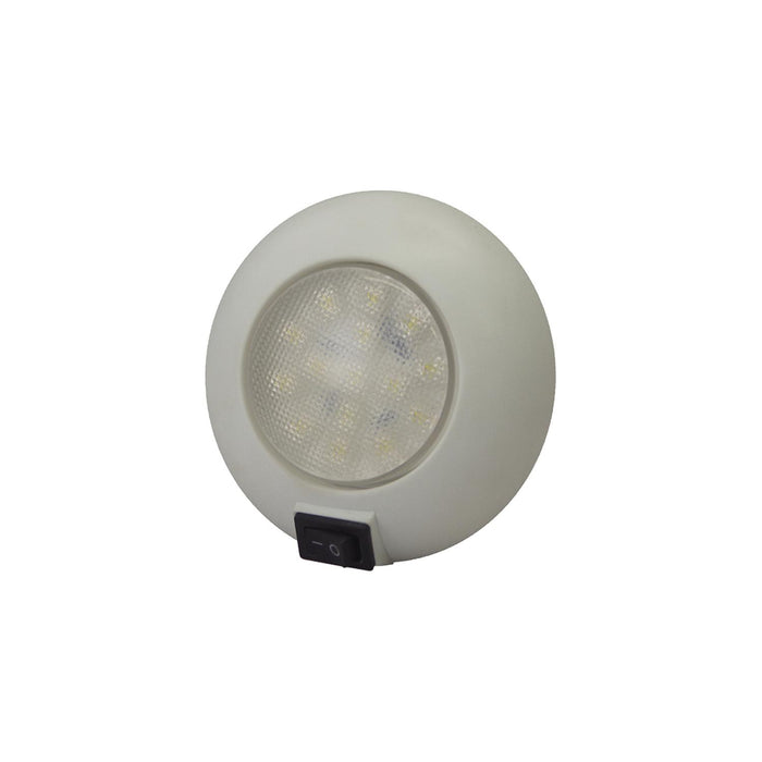 TH Marine LED-51829-DP T-H Marine LED Surface Mount Dome Light With Switch 4"