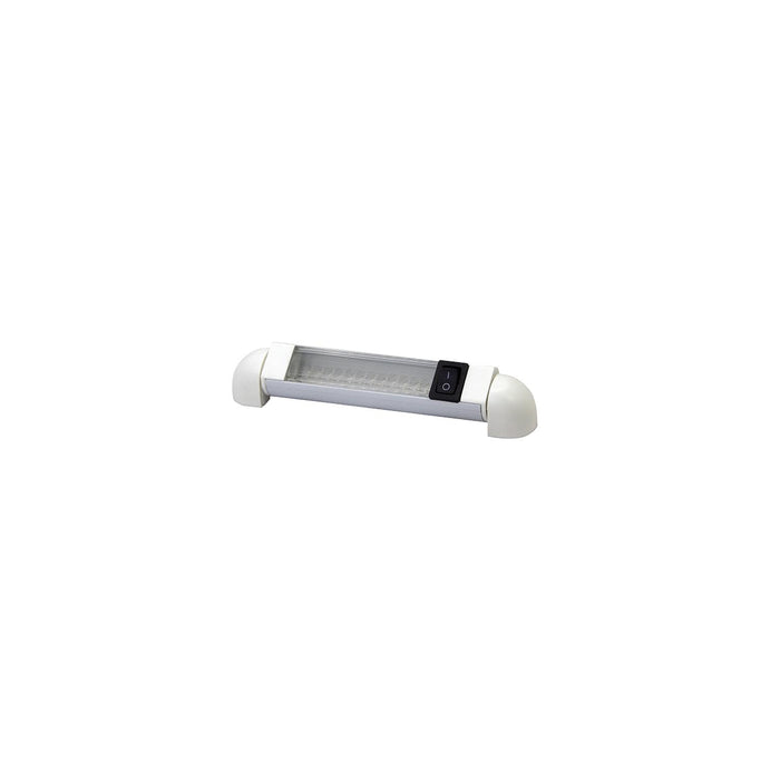 TH Marine LED-51857-DP T-H Marine LED Rotating Rail Light w/ Switch, Cool White LEDs
