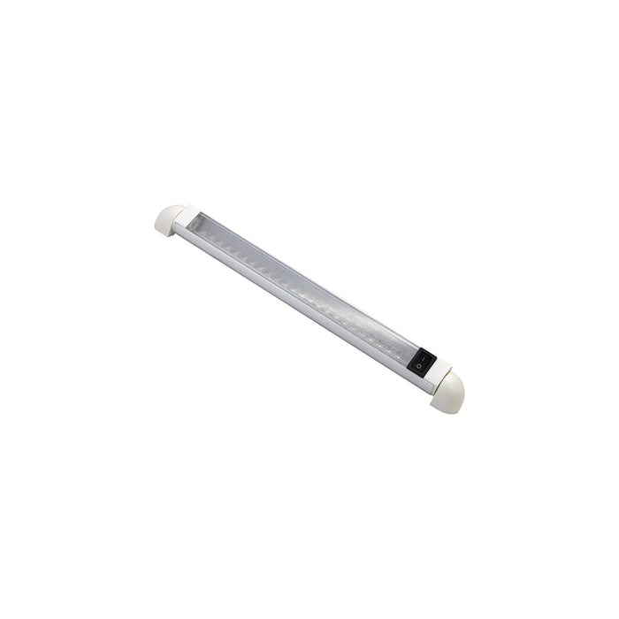 TH Marine LED-51858-DP T-H Marine LED Rotating Rail Light w/ Switch, Cool White LEDs