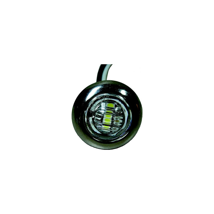 TH Marine LED-51977-DP T-H LED Push-In Utility Light With Stainless Steel Bezel