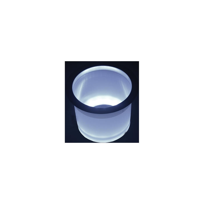 TH Marine LED-LCH-W-DP T-H Marine Waterproof White LED Lighted Rim Drink Holder