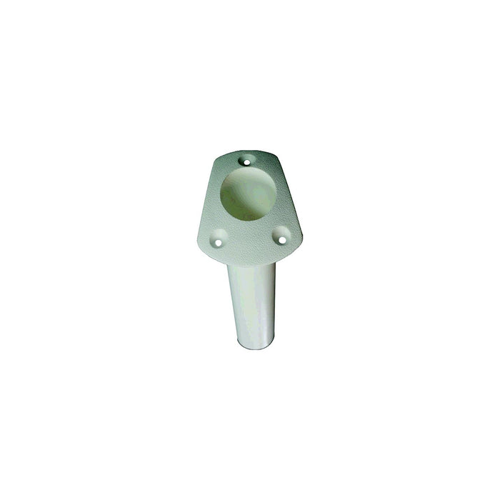TH Marine RH-1FW-DP T-H Marine Angled 30 Degree Rod Holder 8-3/4" L Fits 2" Hole, White