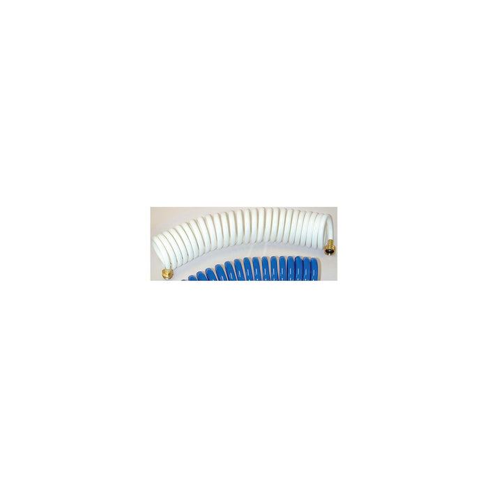 TH Marine WDHBR-15W-B-DP T-H Marine Coiled Washed Down Hose w/ Straight Nozzle