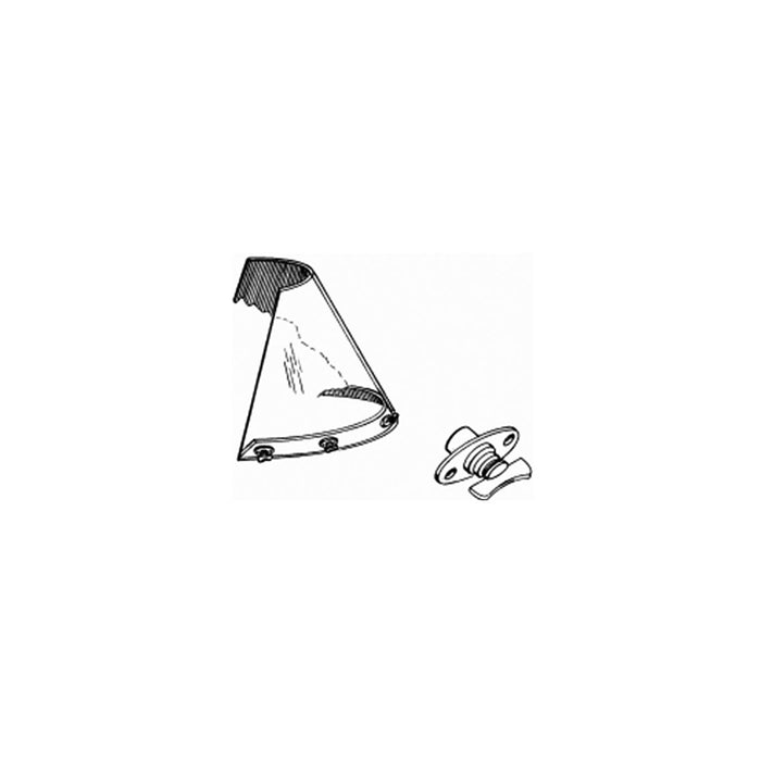 TH Marine WSH-1PR-DP Windshield Holder Clips, Pr.