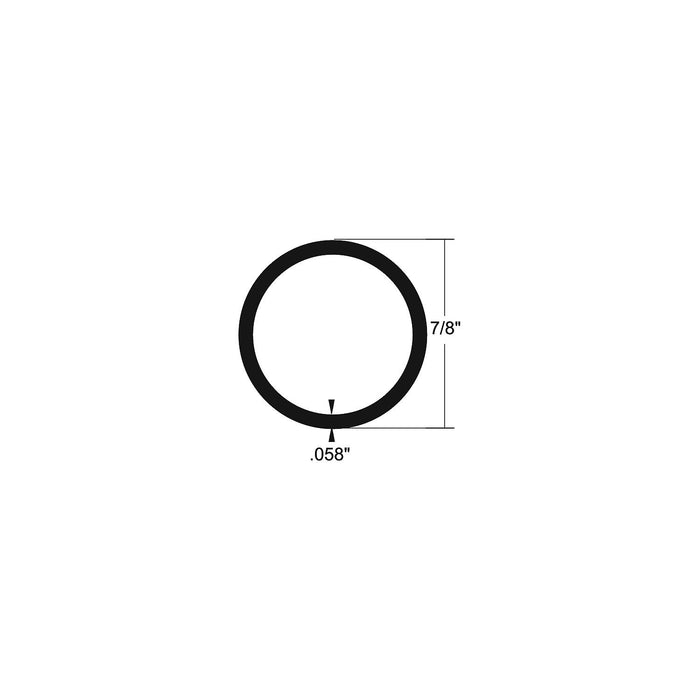 Taco Metals A23-7858BLY6-1 Alum Tube 7/8 X 6'