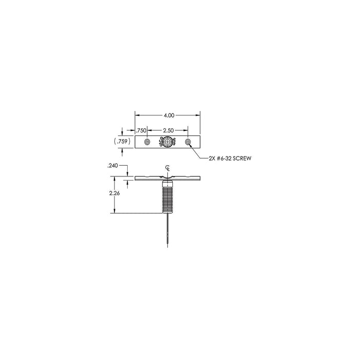 Taco Metals F38-6810B-1 Taco 4" Rub Rail Mounted LED Navigation Light Set