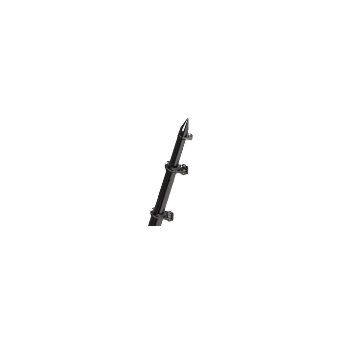 Taco Metals OT-0318HD-BKA Taco Deluxe Aluminum Tele-Outrigger Pole, 18', Black, 1 pr.
