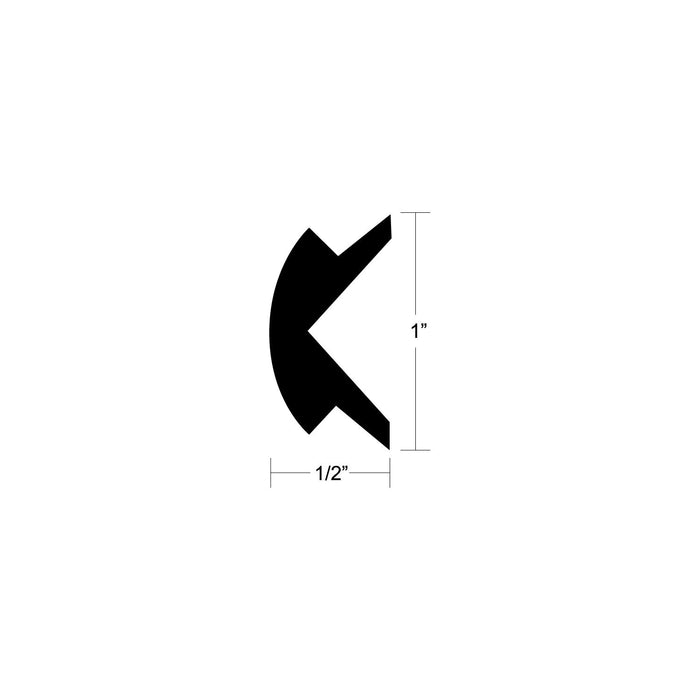 Taco Metals V12-0303WHC50-1 Taco Flexible Vinyl Insert, 50' White