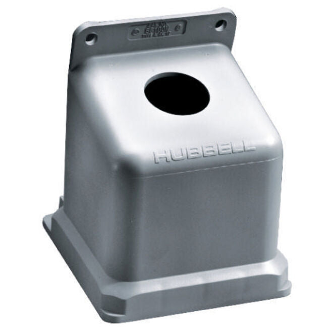Hubbell BB100N Pin and Sleeve Angled Back Box for 100A Non-Metallic