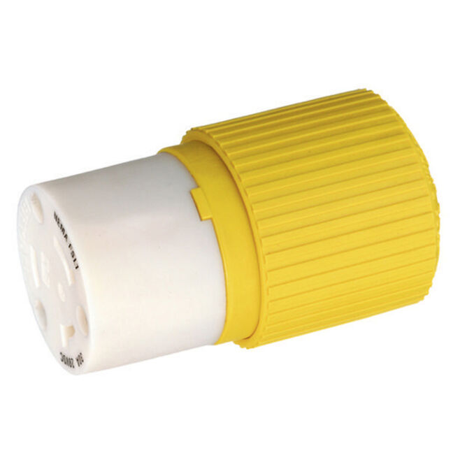 Hubbell HBL328DCC Yellow Electric Fishing Reel 30A 28VDC Female Connector