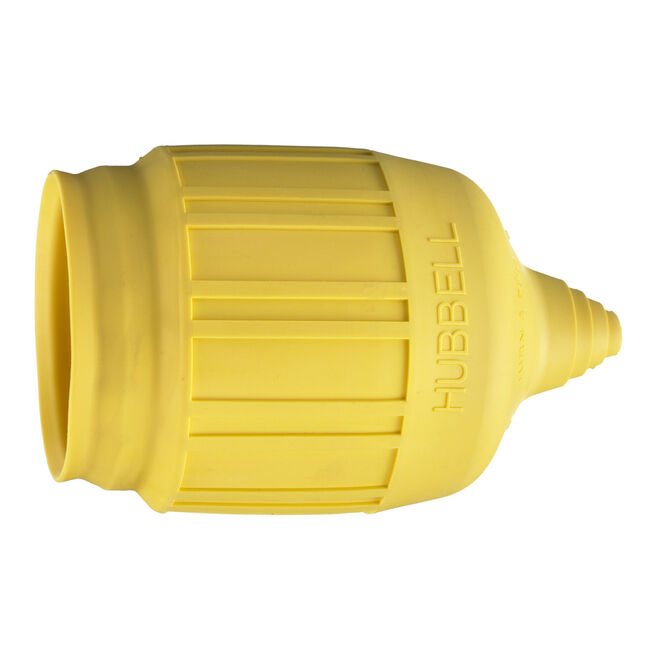 Hubbell HBL60CM31 Yellow Seal-Tite Cover for Weatherproofing HBL26CM11 Plug