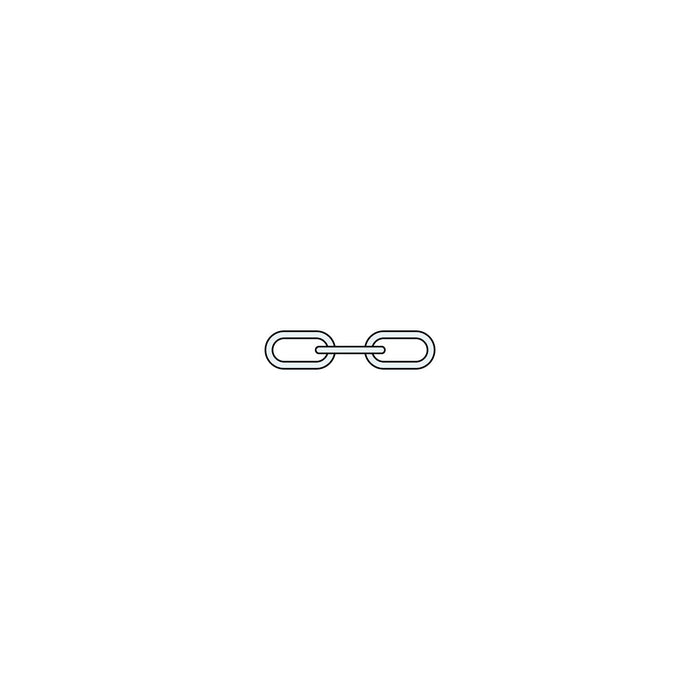 Greenfield Products 2116-W 5/16" x 5' Anchor Lead Chain White