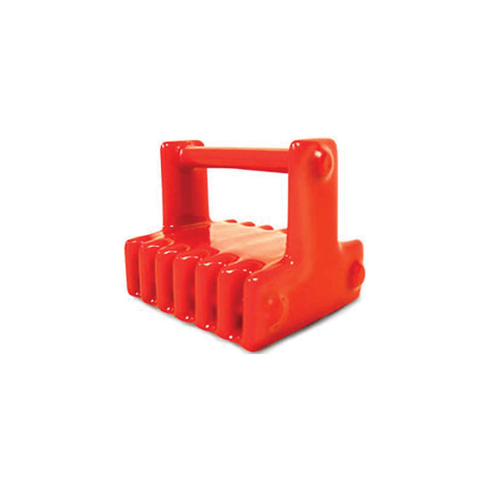 Greenfield Products 7-RD Marine Retrieval Magnet 200 lb. Rating PVC Coated Red