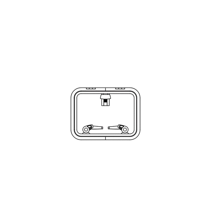 Lewmar 39930030 Low Profile Size 30 Rectangular Self Supporting Hatch