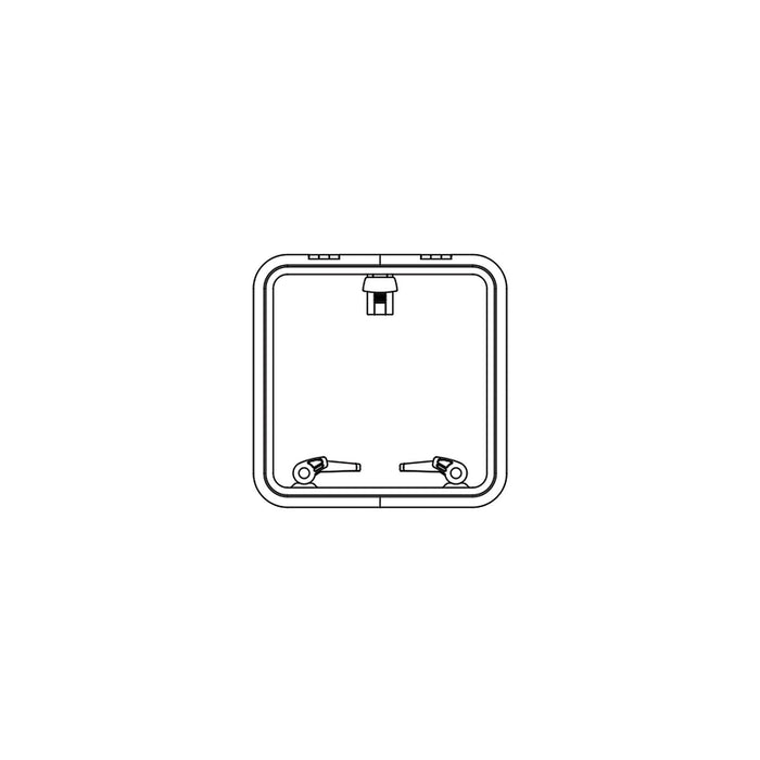 Lewmar 39960030 Low Profile Rectangular Hatch, Size 60