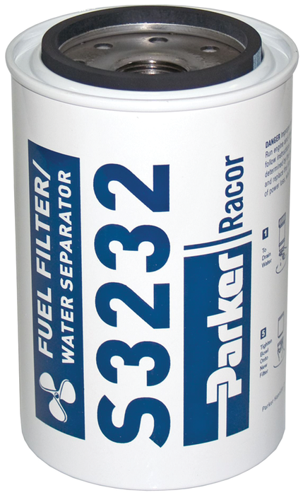 Racor S3232 Replacement Element For Gas Spin-On Fuel/Water Seperators
