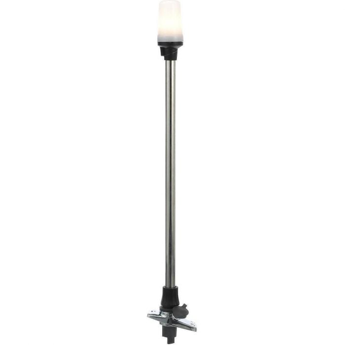 Seachoice 5631 LED All-Round White Light for Boating, Stow-A-Way Aluminum Light, 24-1/8 In.