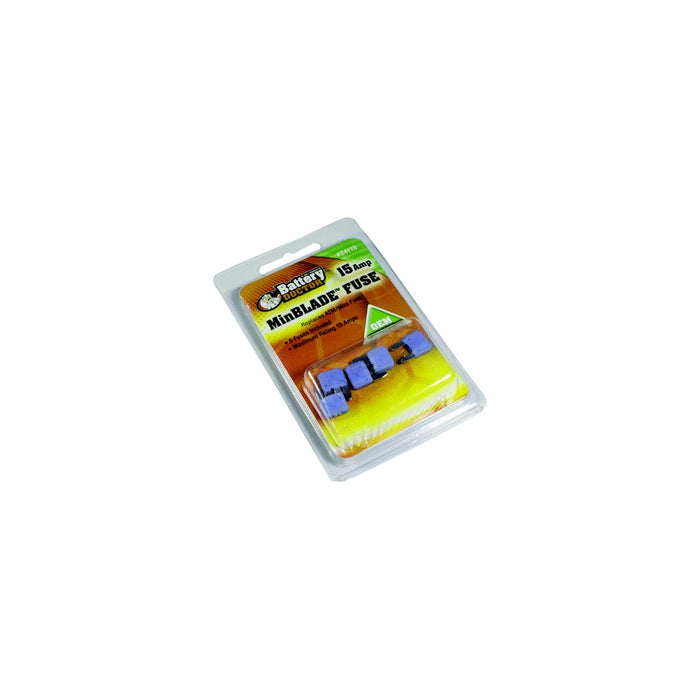 Wirthco 24115 Battery Doctor Minblade Fuses, 15A, 5/Pk