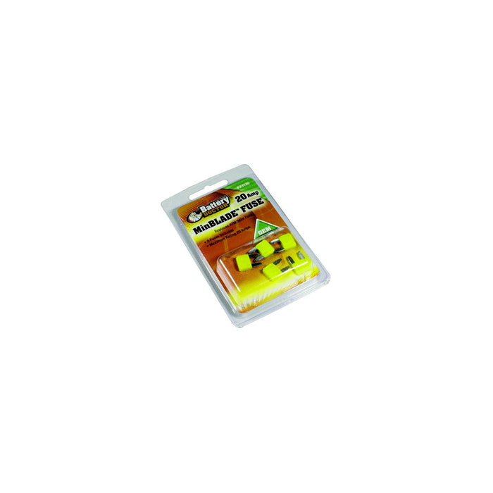 Wirthco 24120 Battery Doctor Minblade Fuses, 20A, 5/Pk