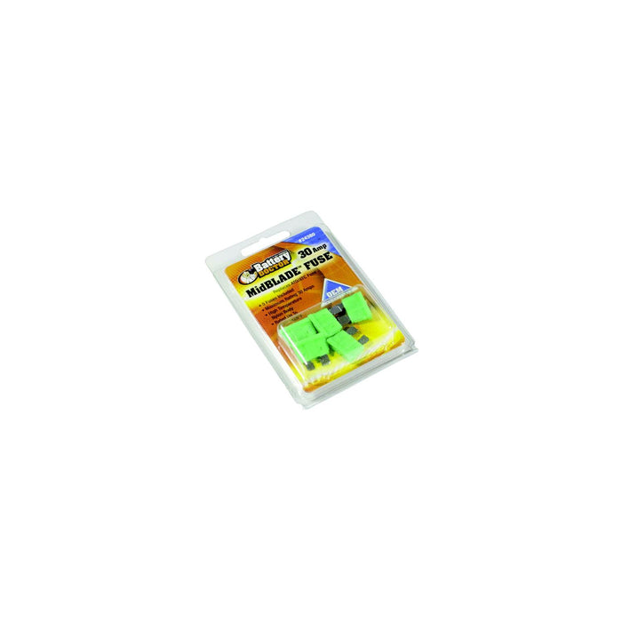 Wirthco 24380 Battery Doctor Midblade ATO/ATC Fuses, 30A, 5/Pk