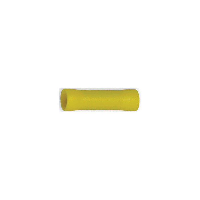 Wirthco 80816 Battery Doctor General Purpose Yellow Vinyl Insulated Butt, Connector, 12-10 AWG, 25/Pk.