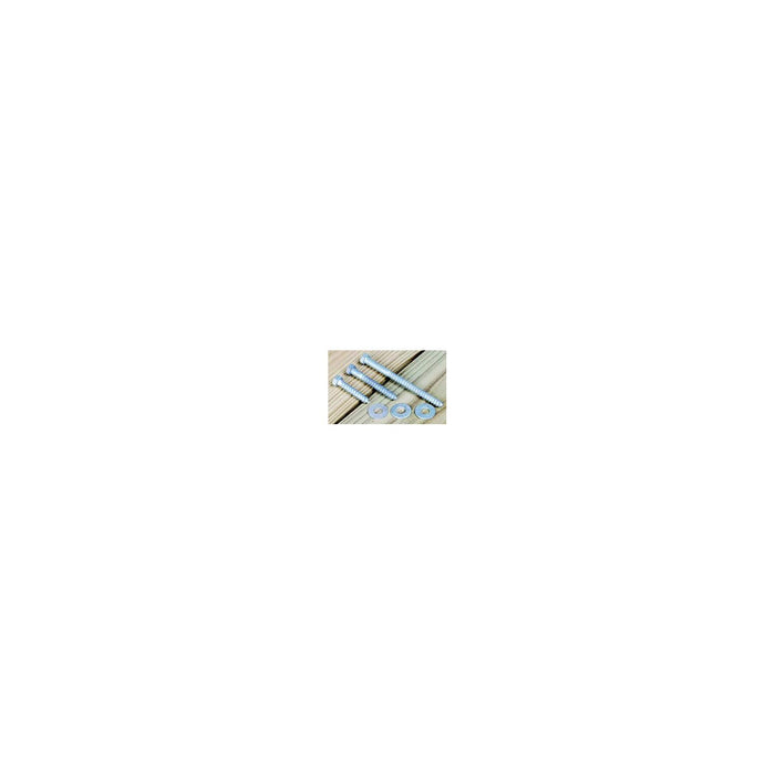 Tie Down Engineering 24289 Dock Hardware Hot Dipped Galvanized Lag Bolt Set (8, Per Bag)