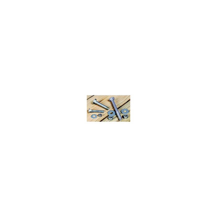 Tie Down Engineering 26534 Dock Hardware Hot Dipped Galvanized Carriage Bolt Set, (8 Per Bag)