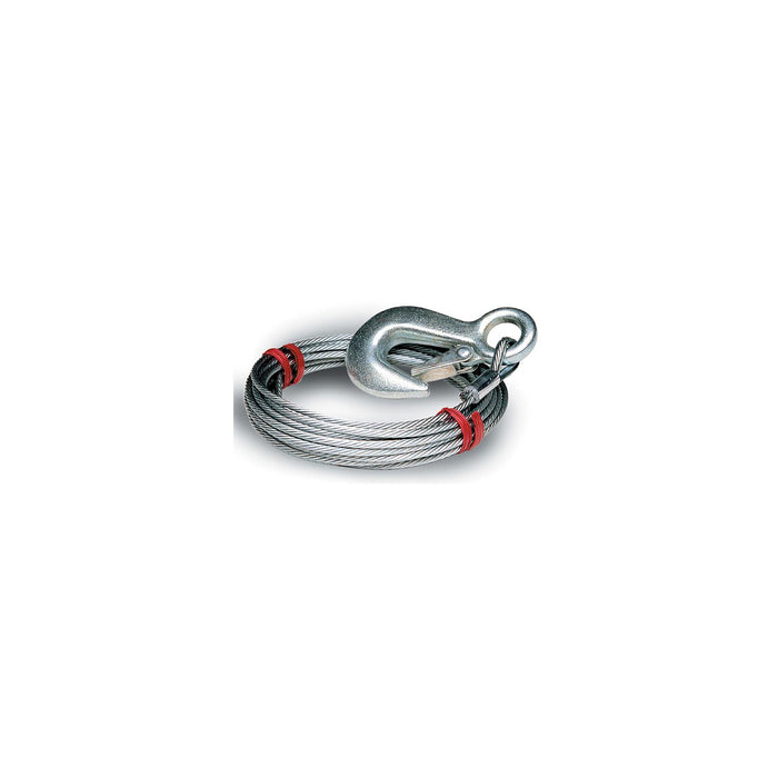Tie Down Engineering 59379 Galvanized Steel 7 x 19 Winch Cable w/ Galvanized, Latch Hook