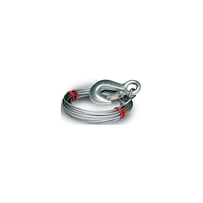 Tie Down Engineering 59379 Galvanized Steel 7 x 19 Winch Cable w/ Galvanized, Latch Hook