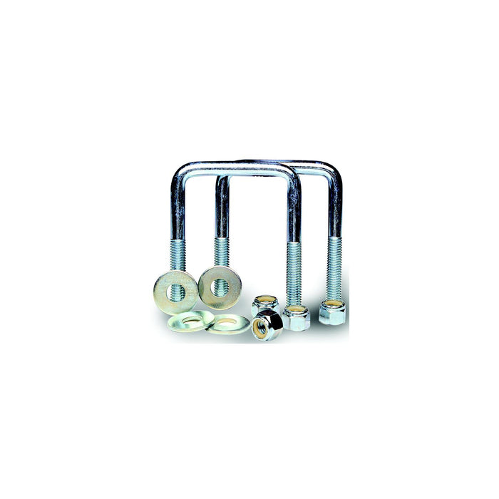 Tie Down Engineering 86215 Zinc Plated Square U-Bolt Kit