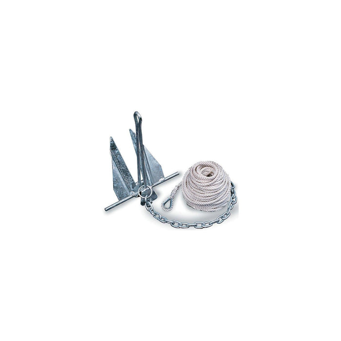 Tie Down Engineering 95090 Quik-Set Hooker Anchor Kit Includes Anchor, Anchor Line, Chain & (2) Shackles