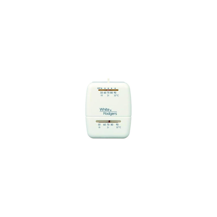White Rogers M100 White-Rodgers Universal Mechanical Thermostat, Heat/Cool