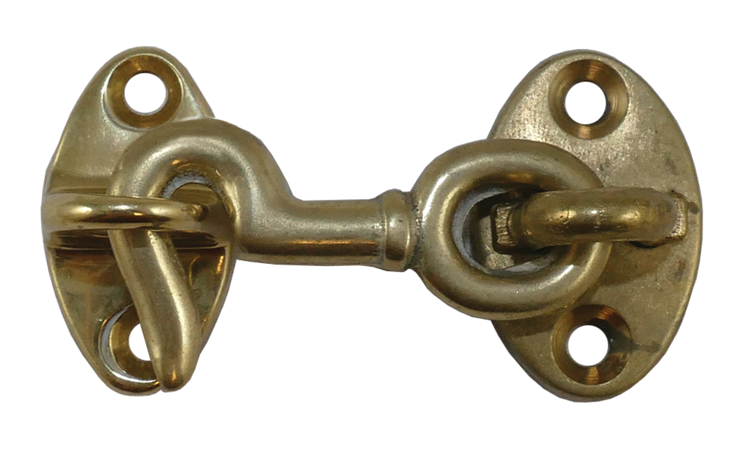 Perko 0956001PLB Bronze Cabin Door Hook, 1-1/2"