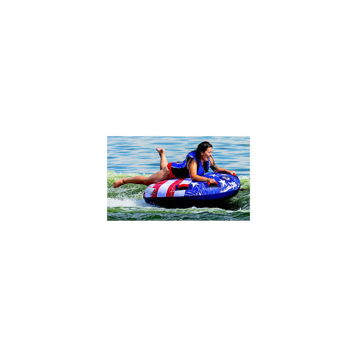 Sportsstuff 534310K Airhead AHSS4310K Stars & Stripes Towable Kit, 1 Rider