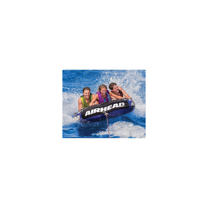 Airhead AHT32SSL Kwik-Tek Inflatable 3 Person Rider Blue Super Slice Deck Tube