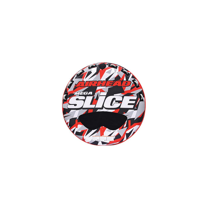 Airhead AHT42MSL Inflatable 4 Person Red Mega Slice Deck Tube