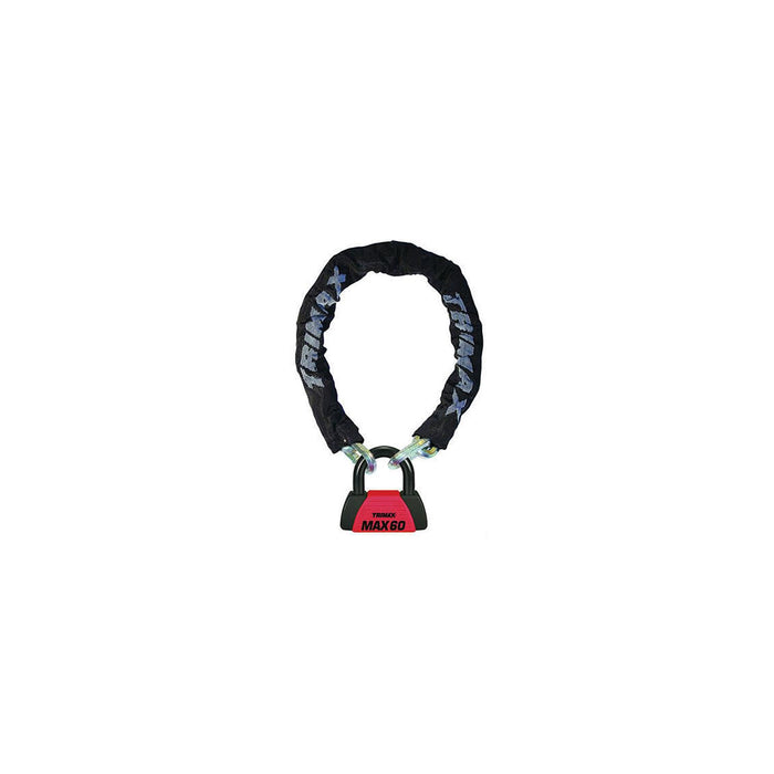 Trimax Locks THEX5060 Trimax Super Chain Combo Set Includes Max 60 Disc U-Lock &, 5' x 12mm Chain