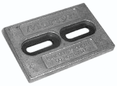 Martyr CMDIVERMINIM Hull Anode 6" x 4" x 1/2", Magnesium
