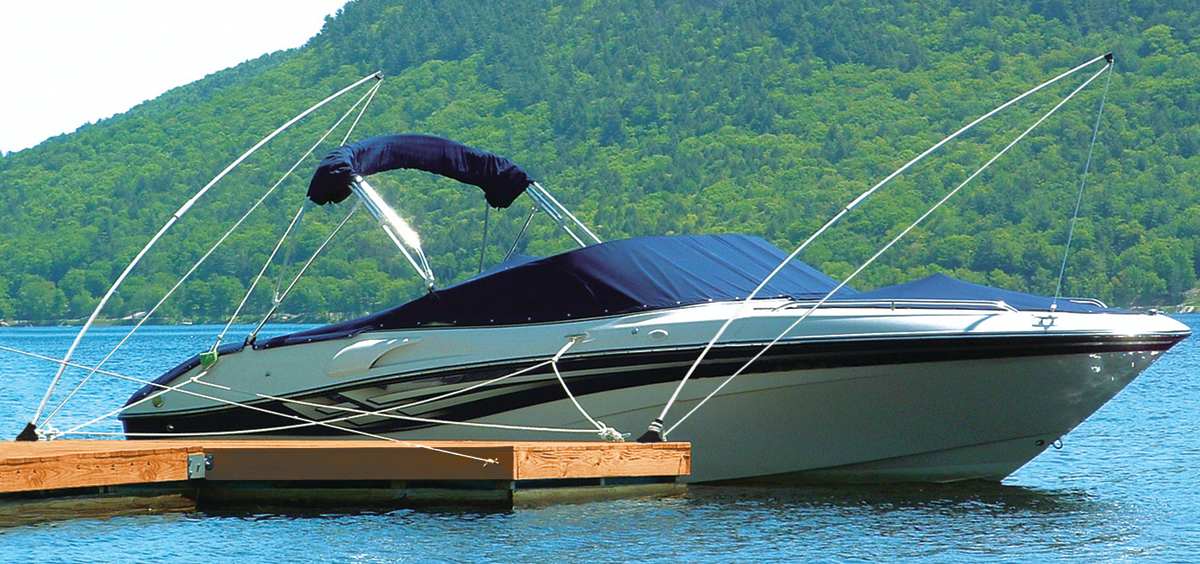 Taylor Made Products 99079 Taylor BoatGuard Mooring Whips w/ Injection Molded, Plastic Base (Sold in Pairs)